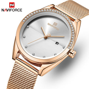 NAVIFORCE or Montre femmes montres à Quartz dame étanche Montre-Bracelet femmes Bracelet Femme horloge Relogio Feminino Montre Femme