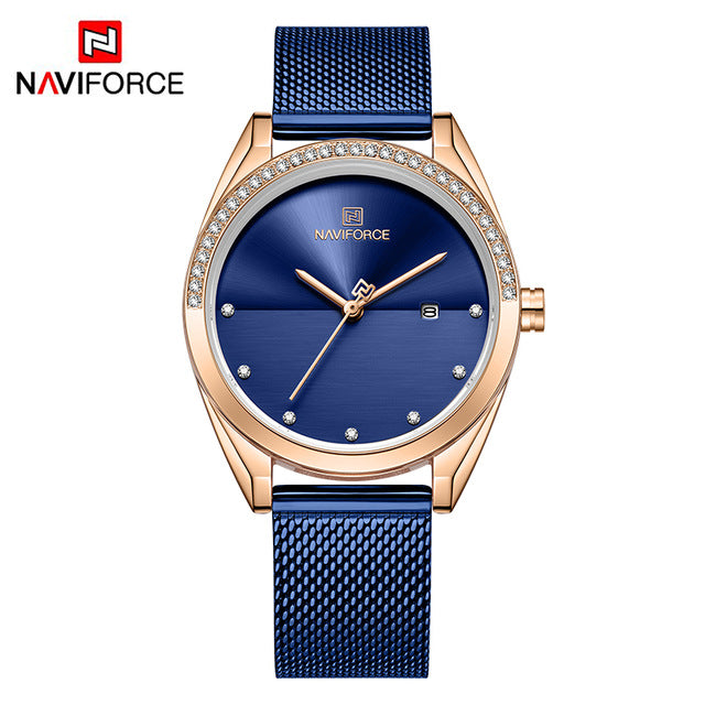 NAVIFORCE or Montre femmes montres à Quartz dame étanche Montre-Bracelet femmes Bracelet Femme horloge Relogio Feminino Montre Femme